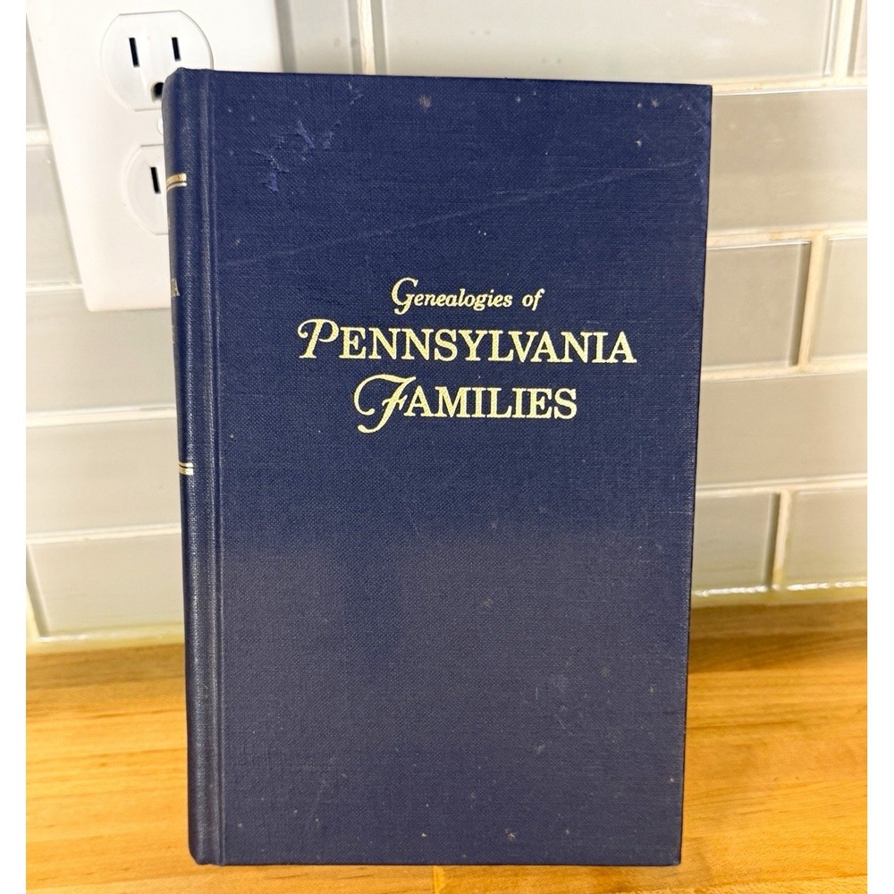 Genealogies of Pennsylvania Families Vol II Genealogical Publishing HC 1982
